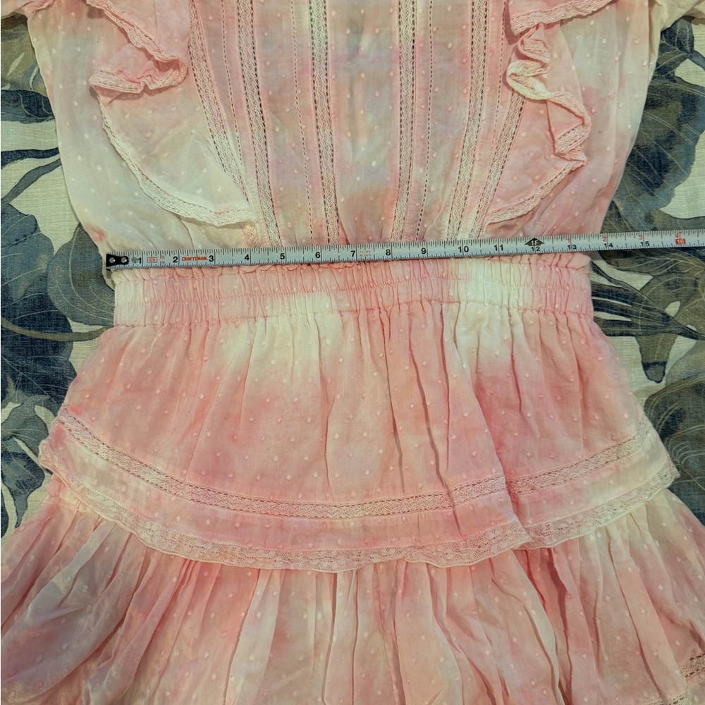 *LIKE NEW* LoveShackFancy Natasha Mini Dress - Pink - Picture 8 of 11